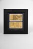Goldbild 500 Euro Schein 24 Karat, schwarzer Rahmen, Echtholz bei Goldreserven kaufen