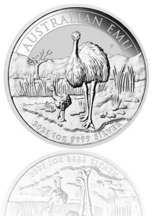 Silbermünze 1oz Australien Emu bei Goldreserven kaufen