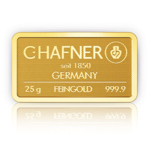 C.HAFNER Goldbarren 25g, geprägt