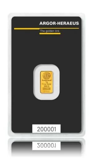 Heraeus Goldbarren 1g bei Goldreserven kaufen