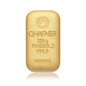 C.Hafner Goldbarren 250g gegossen bei Goldreserven kaufen