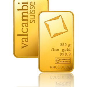 Valcambi Goldbarren 250g geprägt bei Goldreserven kaufen