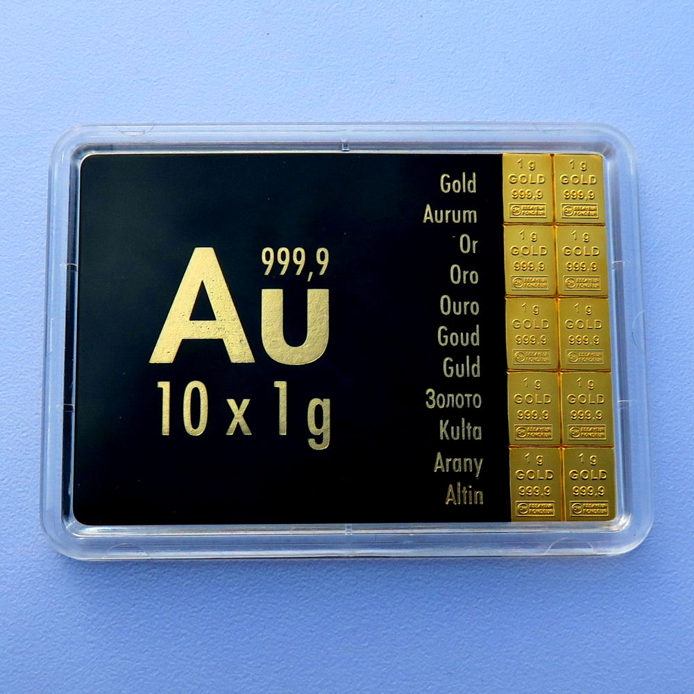 Goldtafel 10x1g (CombiBar)