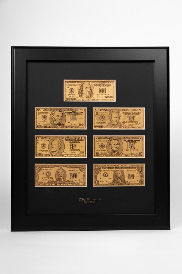 Goldbild Amerika Set 24 Karat bei Goldreserven kaufen