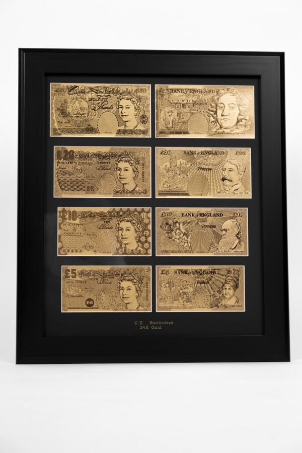 Goldbild Großbritannien Set 24 Karat bei Goldreserven kaufen