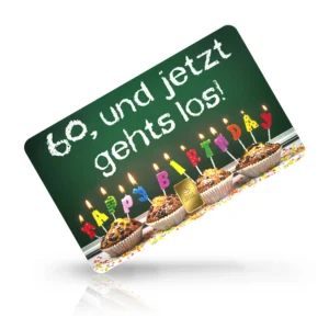 Geburtstag - 60, und jetzt geht es los bei Goldreserven kaufen