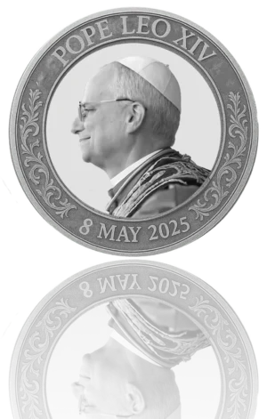 Silbermünze 1oz Papst Leo XIV