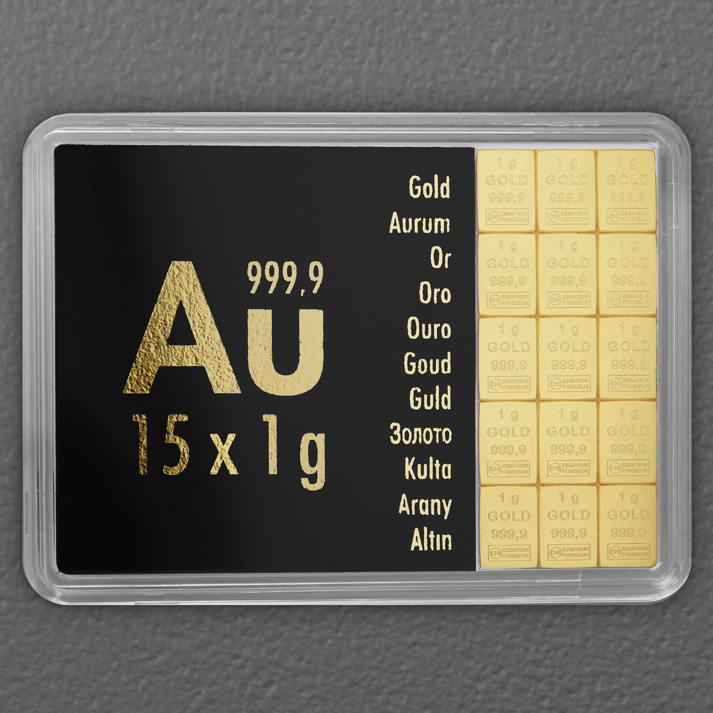 Goldtafel 15x1g (CombiBar)